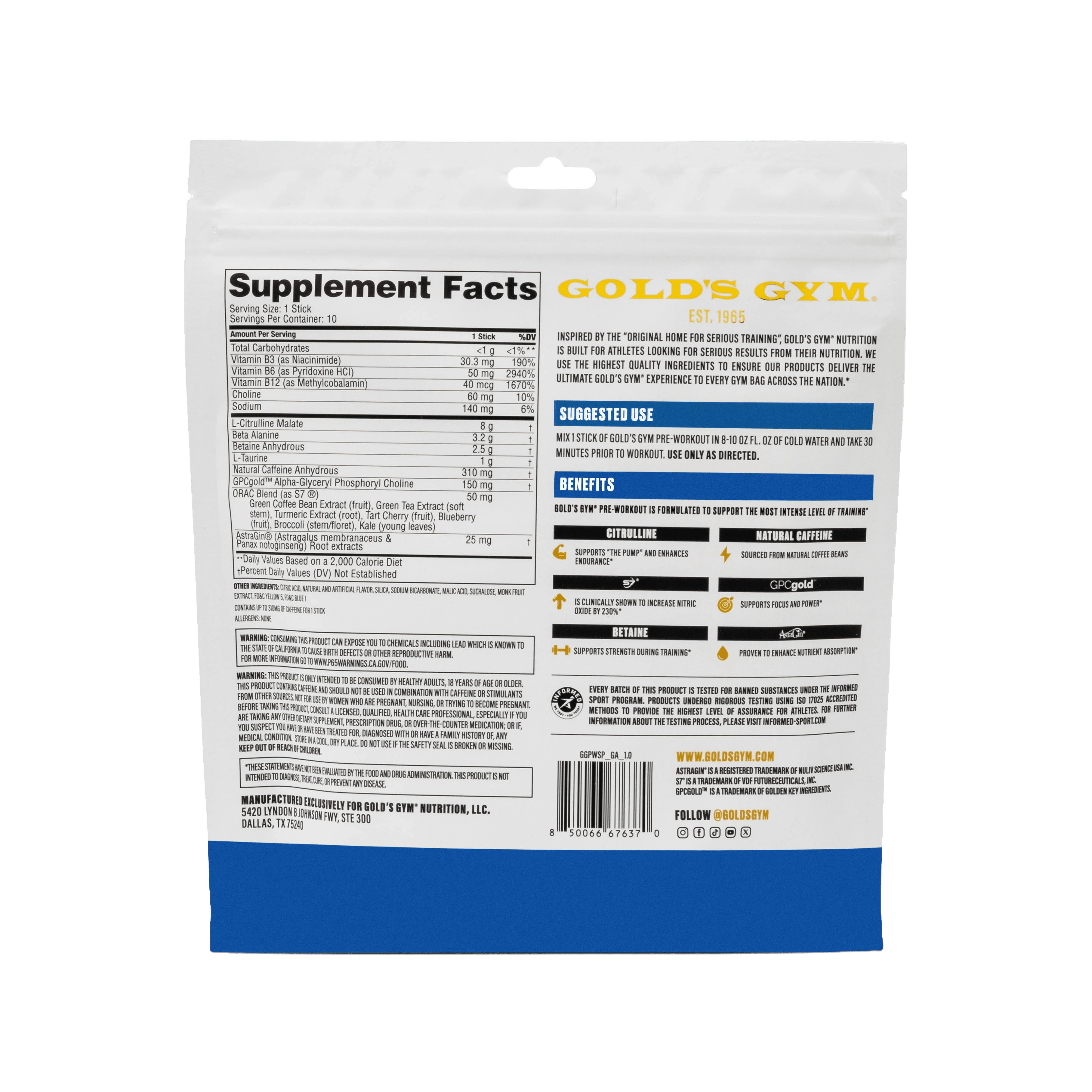 572-gold-s-gym-pre-workout-stick-packs-5.webp Gold's Gym Pre-Workout Stick Packs