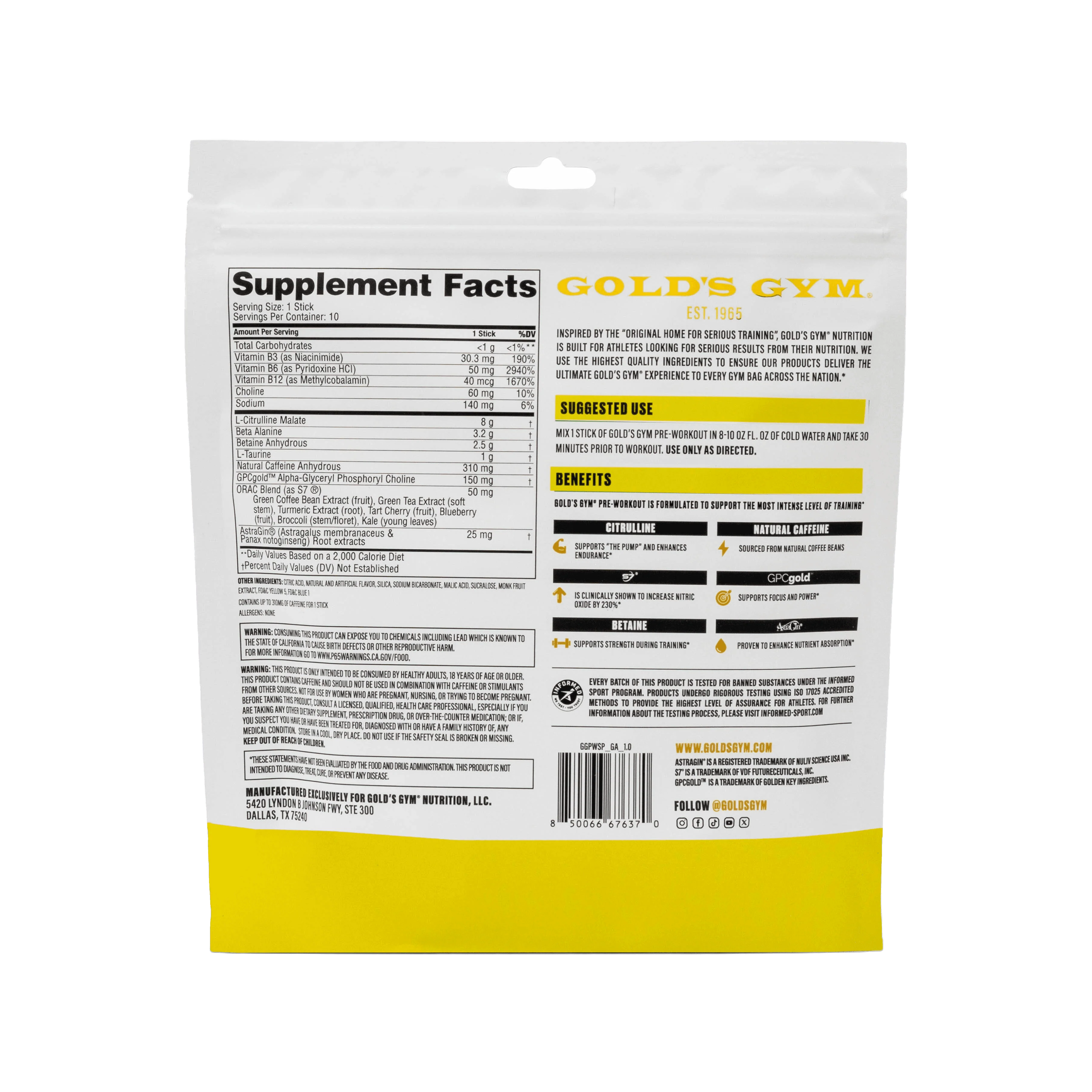 572-gold-s-gym-pre-workout-stick-packs-8.webp Gold's Gym Pre-Workout Stick Packs