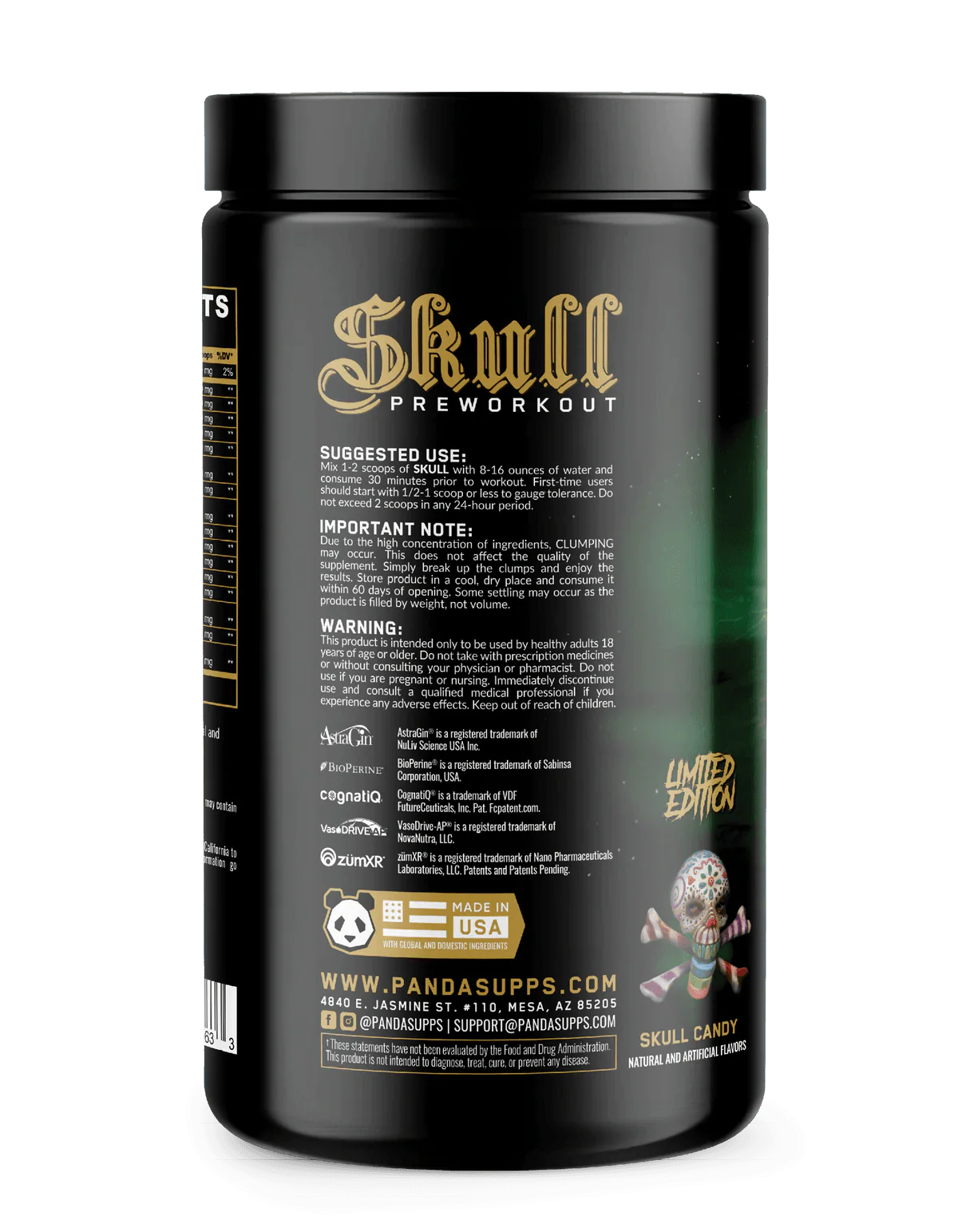 PANDA Supplements Skull Pre-Workout