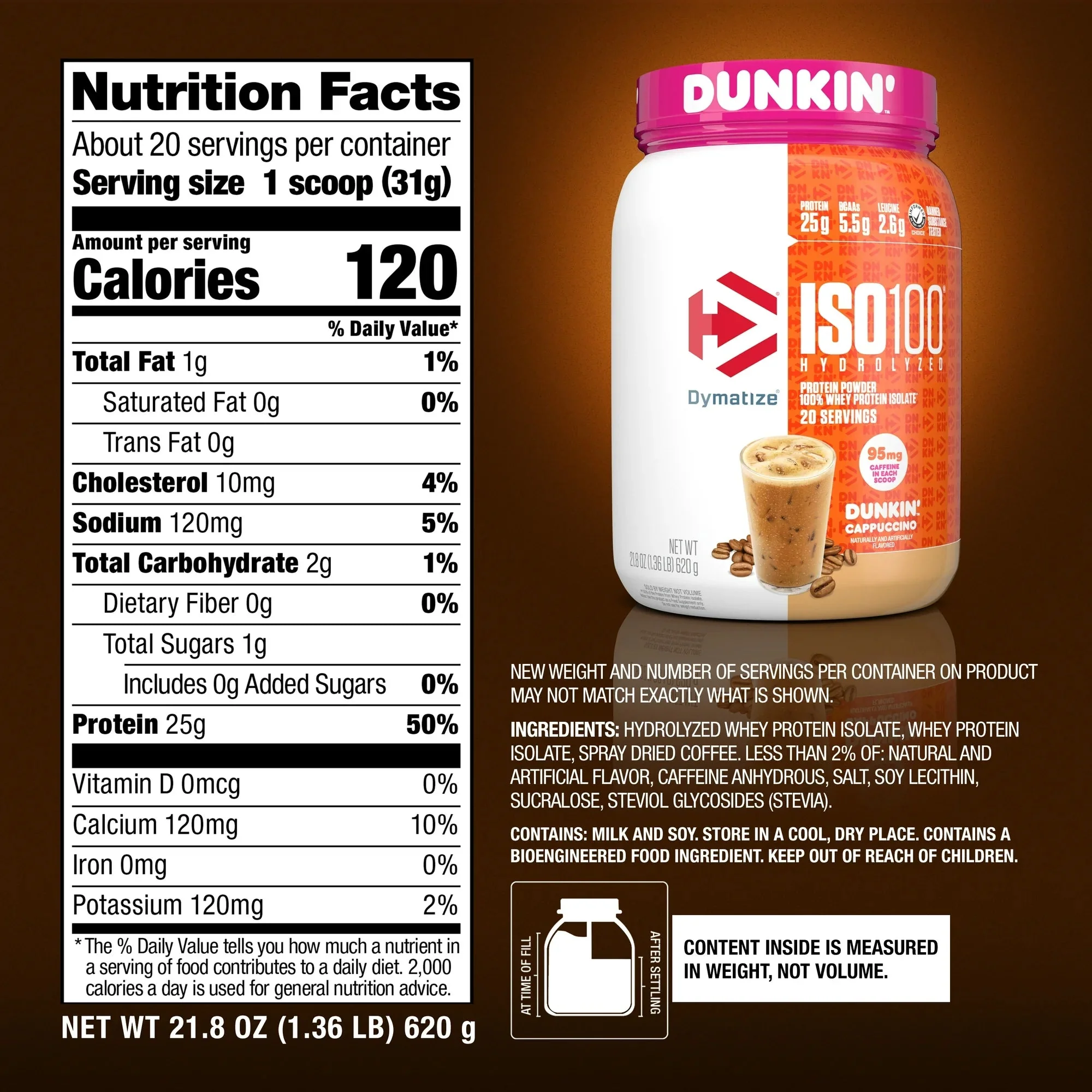 Dymatize ISO 100 Hydrolized Protein Powder