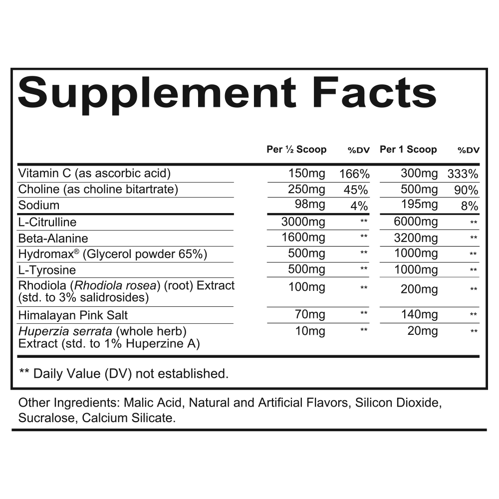 Redcon1 Total War Pump Non-Stim Preworkout