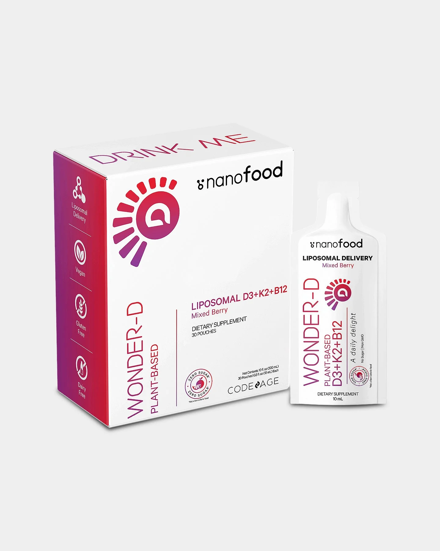 Codeage Nanofood Wonder-D Plant Based