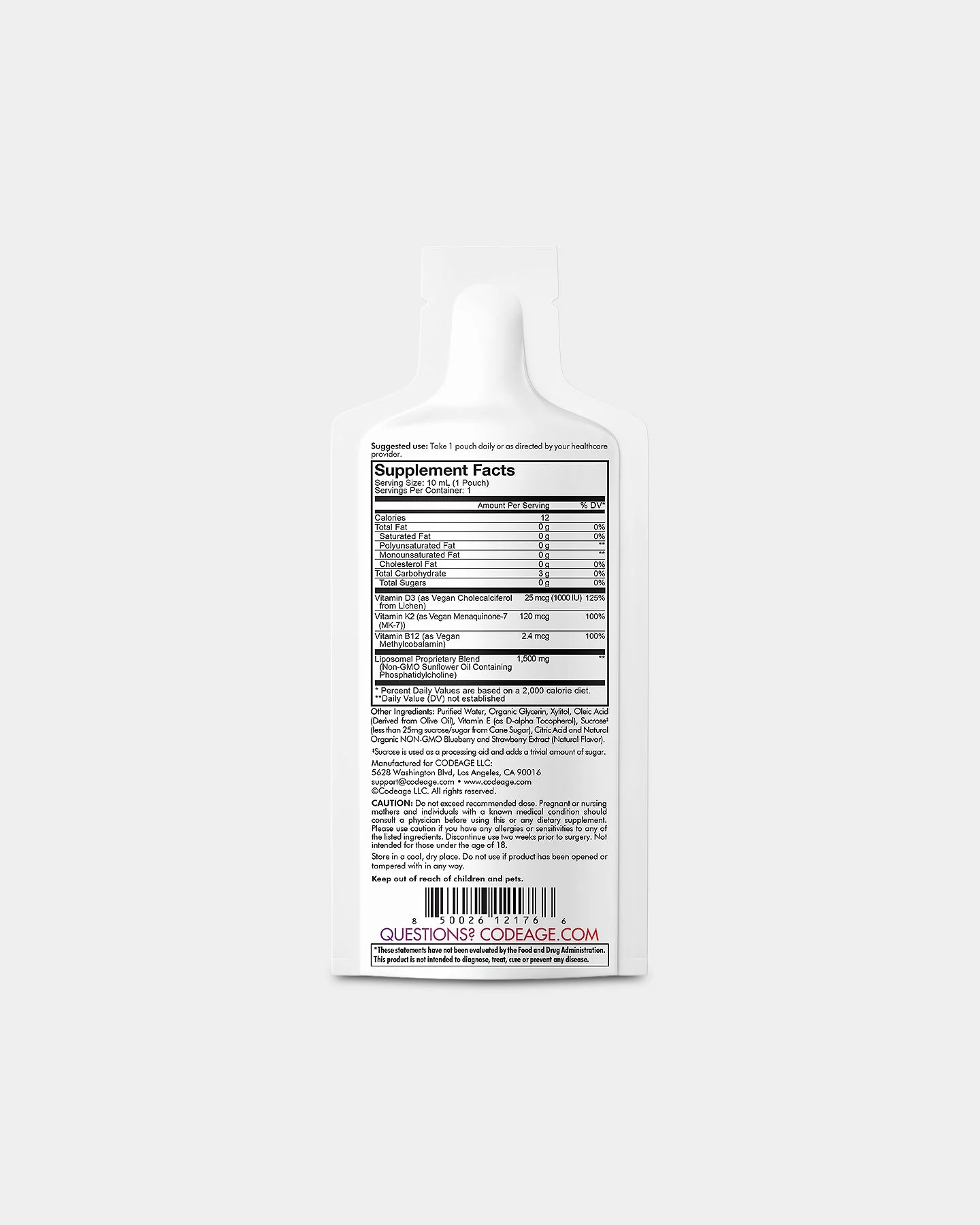 Codeage Nanofood Wonder-D Plant Based