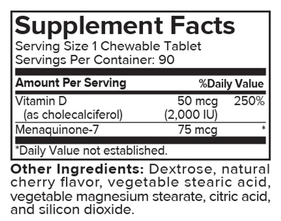 Portions Master Vitamin D3 & K2