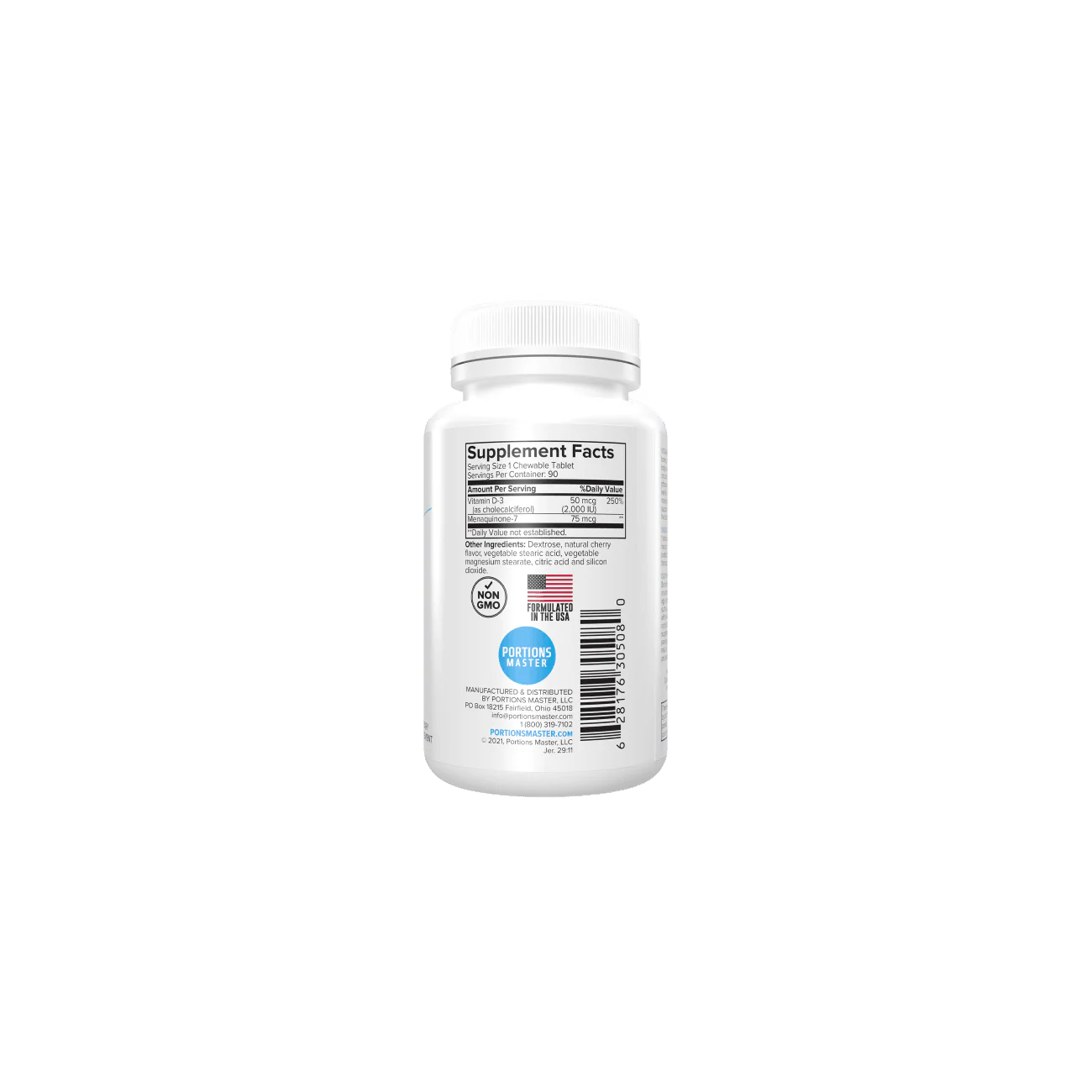 Portions Master Vitamin D3 & K2