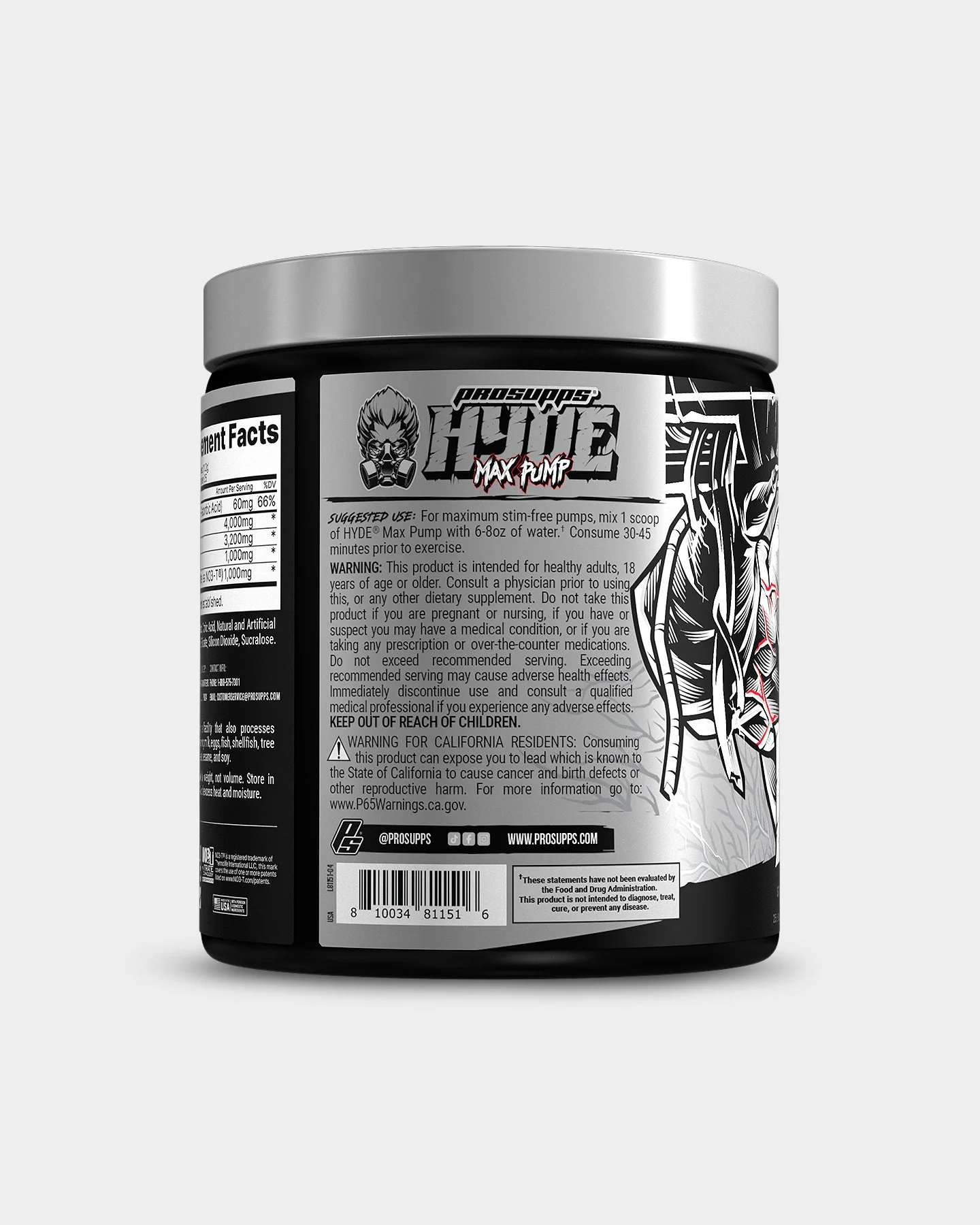 830-pro-supps-hyde-max-pump-stim-free-pre-workout-11.webp Pro Supps HYDE Max Pump Stim-Free Pre Workout