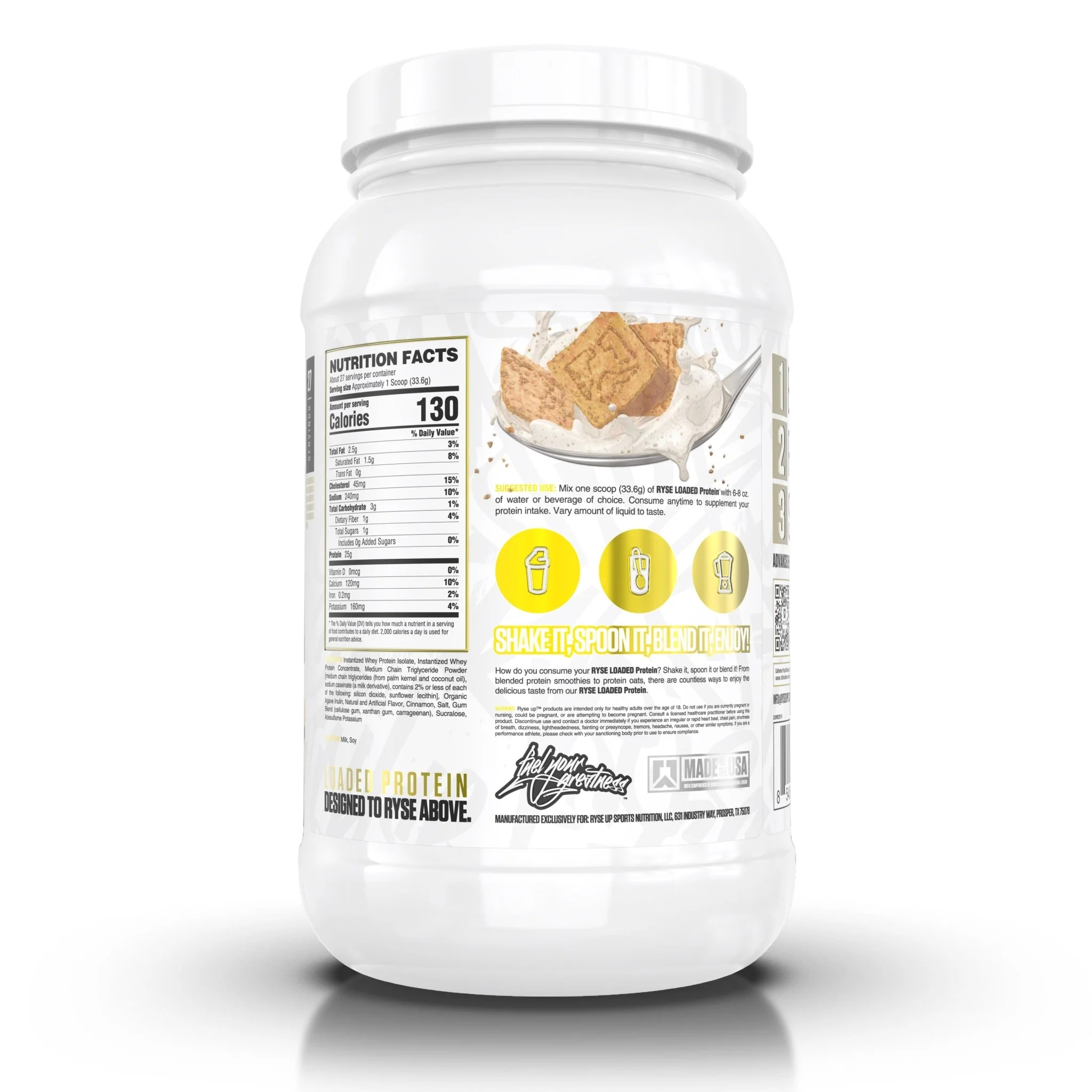 Ryse Loaded Protein, 27 Servings