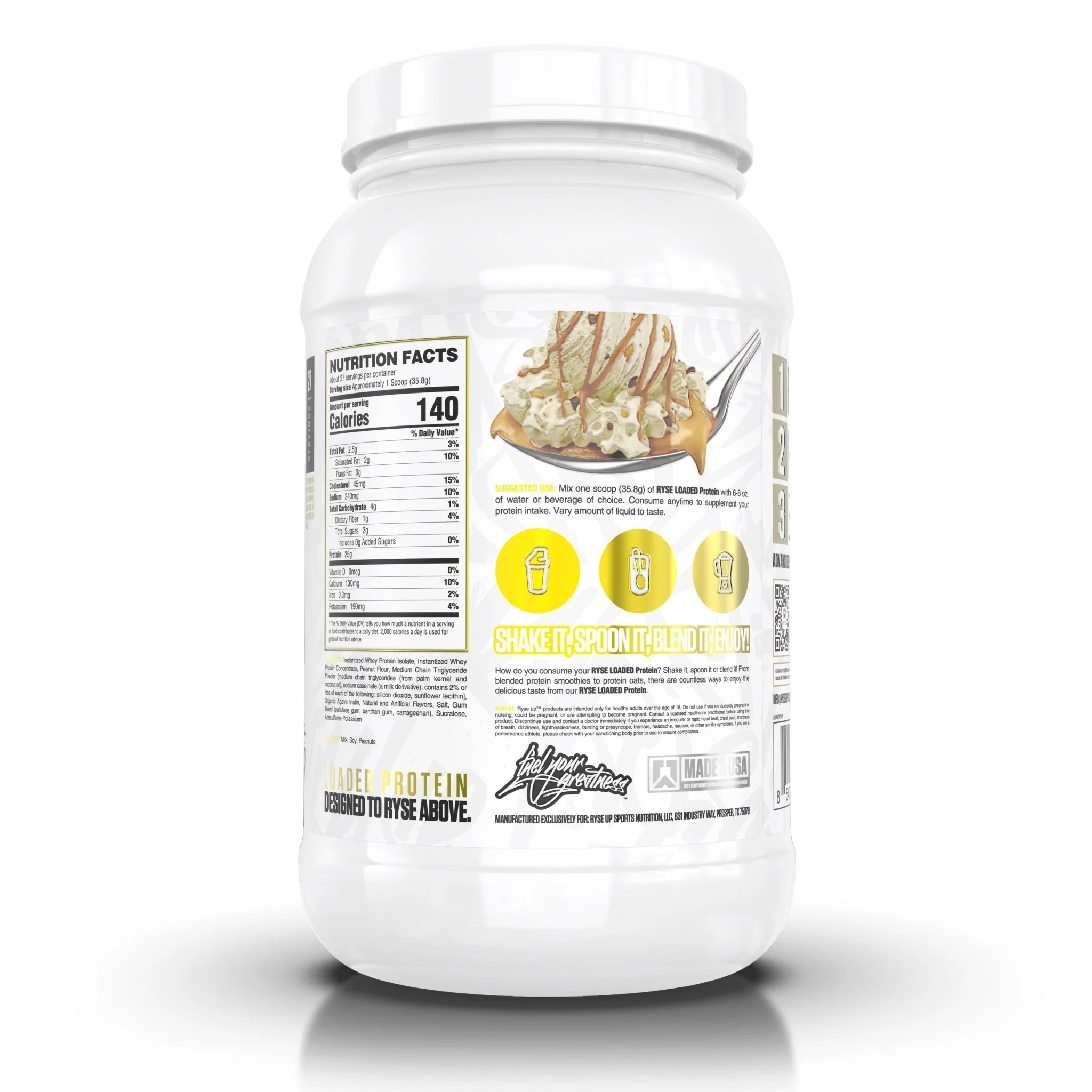 Ryse Loaded Protein, 27 Servings
