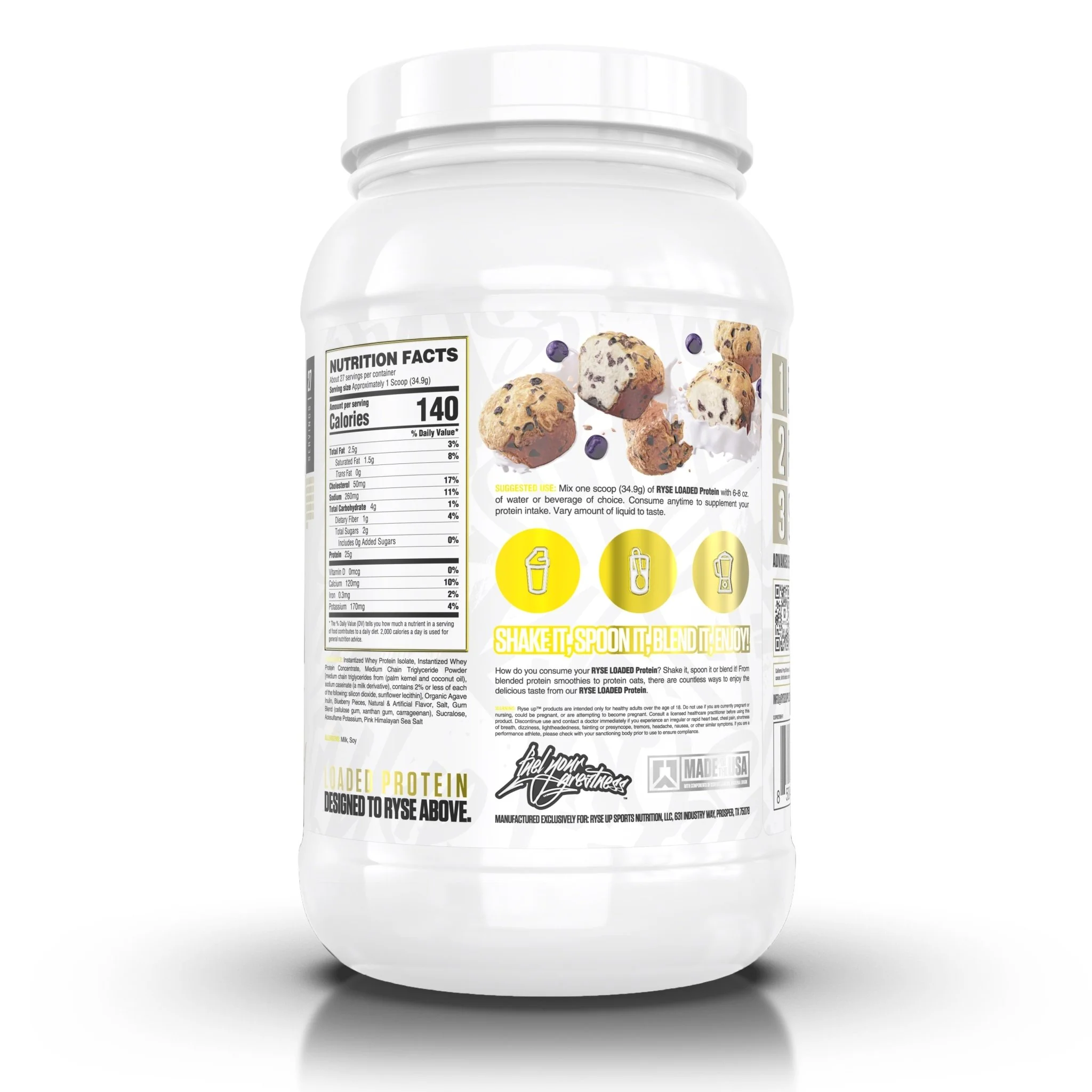 Ryse Loaded Protein, 27 Servings