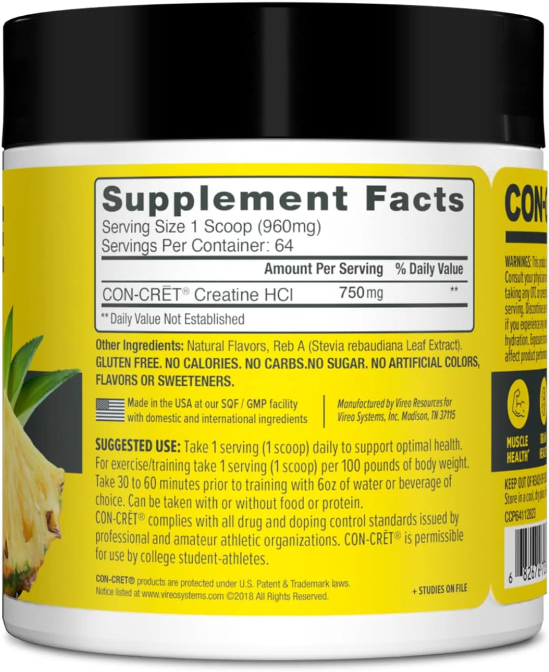 CON-CRET Creatine HCL
