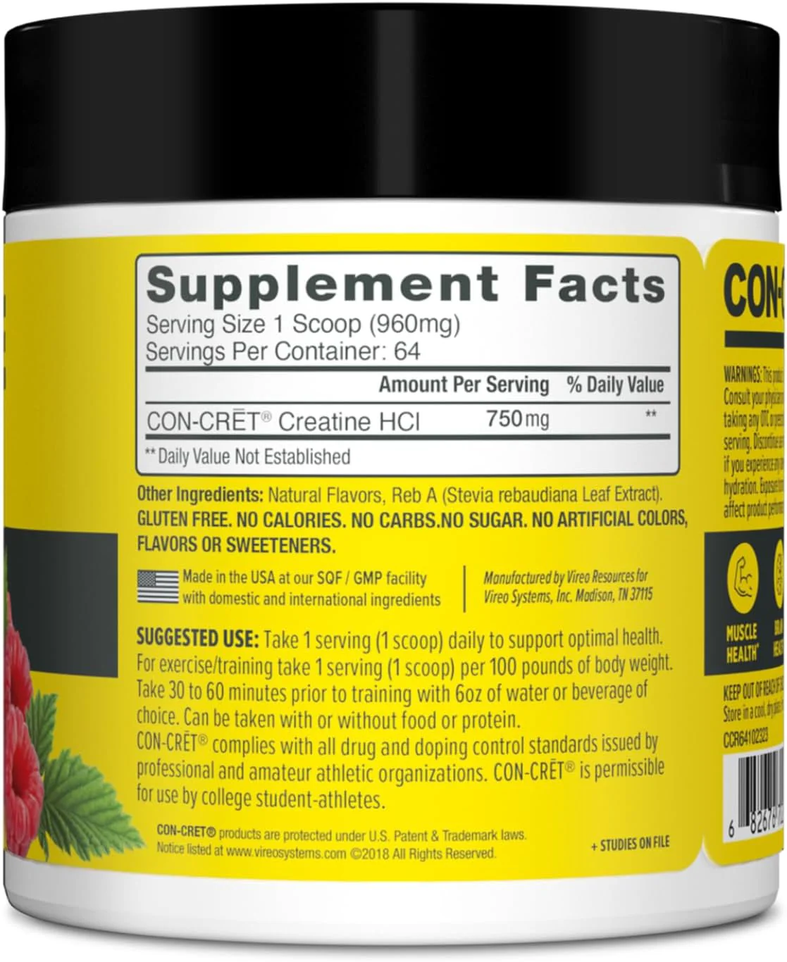 CON-CRET Creatine HCL