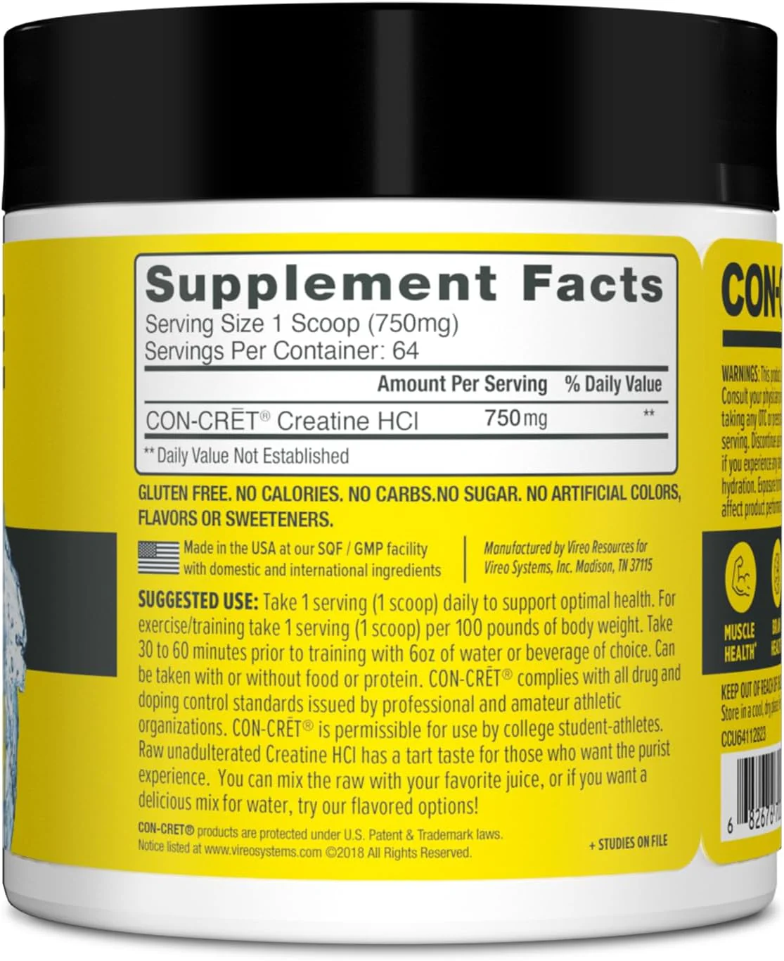 CON-CRET Creatine HCL