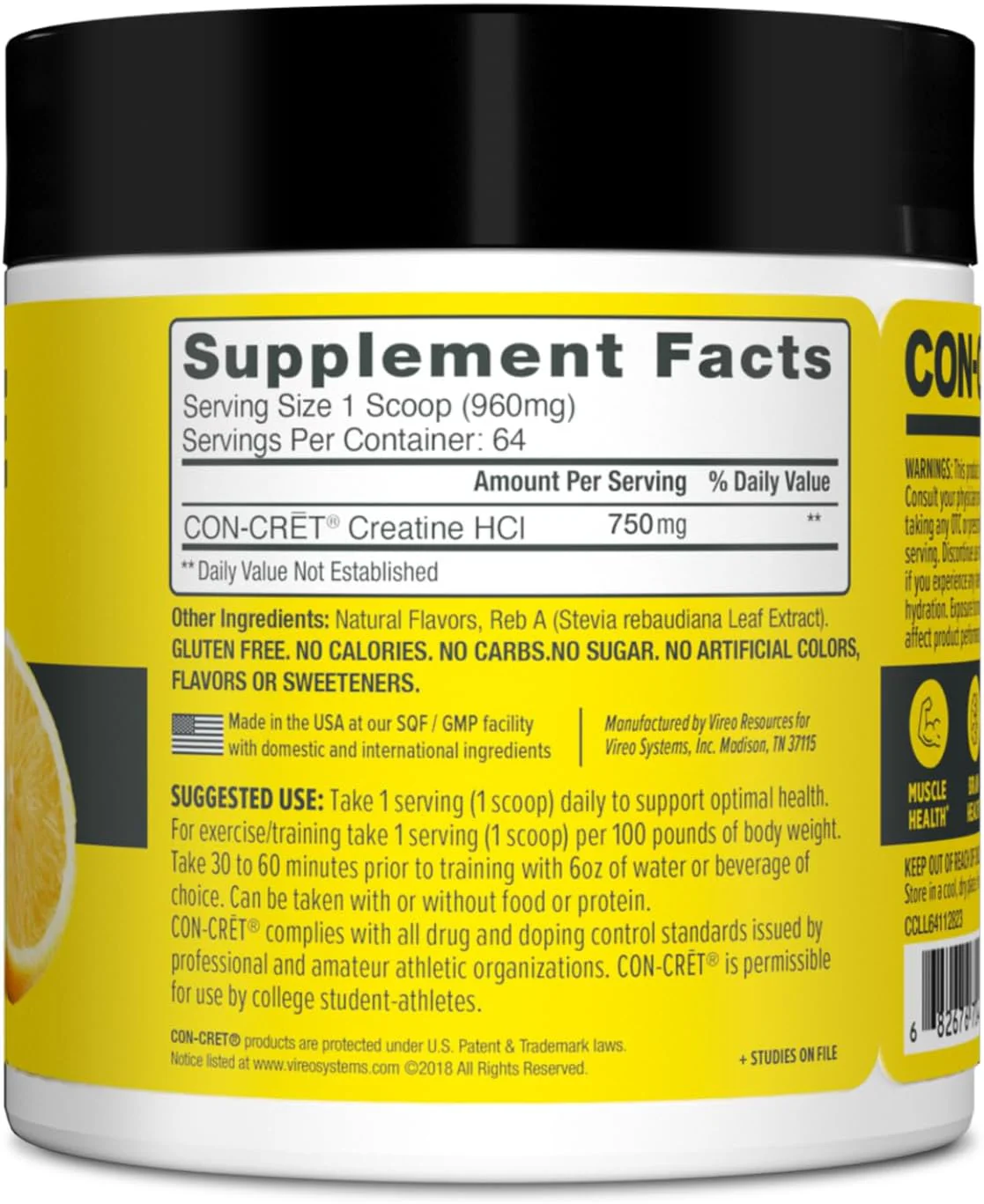 CON-CRET Creatine HCL